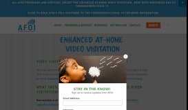 
							         Enhanced Video Visitation — AFOI								  
							    