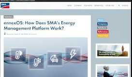 
							         ennexOS: How Does SMA's Energy Management Platform Work?								  
							    