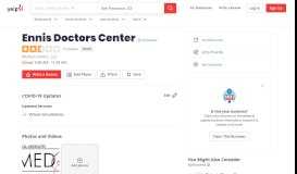 
							         Ennis Doctors Center - Medical Centers - 802 W Lampasas St, Ennis ...								  
							    