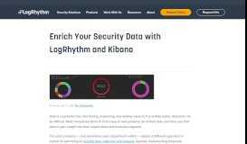 
							         Enrich Your Security Data with LogRhythm and Kibana | LogRhythm								  
							    
