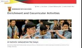 
							         Enrichment and Cocurricular Activities – Normanhurst Boys High School								  
							    
