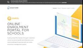 
							         Enrol | Online enrolment system for schools | Digistorm								  
							    