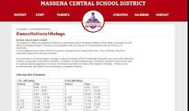 
							         Enroll a Student – For Parents – Massena Central School District								  
							    
