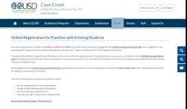 
							         Enroll in CCUSD / Existing Enrollments								  
							    
