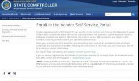 
							         Enroll in the Vendor Self ... - Office of the New York State Comptroller								  
							    