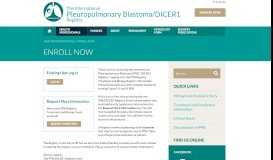 
							         Enroll Now - The International Pleuropulmonary ... - PPB Registry								  
							    