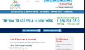 
							         Enroll/Become a Member – AgeWell New York								  
							    