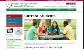 
							         Enrolled - Current FNU Students | Florida National University								  
							    