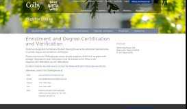 
							         Enrollment and Degree Certification and Verification | Registrar's ...								  
							    