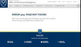 
							         Enrollment and Degree Verification | Emory University | Atlanta GA								  
							    