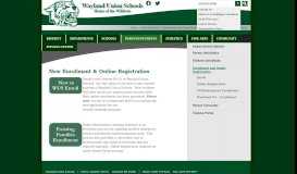 
							         Enrollment and Online Registration - Parents/Students - Wayland ...								  
							    