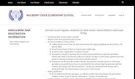 
							         Enrollment and Registration Information - Harris County School District								  
							    