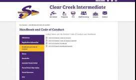 
							         Enrollment – For Parents – Clear Creek Intermediate								  
							    