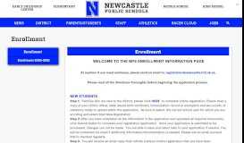 
							         Enrollment Forms - Newcastle Public Schools								  
							    