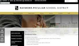 
							         Enrollment Forms | Raymore-Peculiar SD - Official Website								  
							    