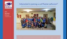 
							         Enrollment Info - Prairie Lutheran School ~ Fairfax and Gibbon ...								  
							    