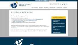 
							         Enrollment Information - Enrollment - Nampa School District								  
							    