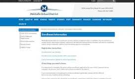 
							         Enrollment Information - Mehlville School District								  
							    