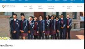 
							         Enrollment | LEAP Academy University Charter School								  
							    