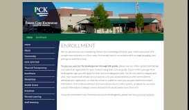 
							         Enrollment | Parker Core Knowledge Charter School								  
							    