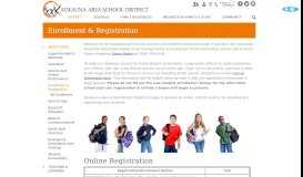 
							         Enrollment & Registration - Kaukauna Area School District								  
							    