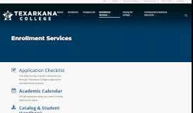 
							         Enrollment Services - Texarkana College								  
							    