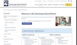 
							         Enrollment / Welcome to the Anchorage School District								  
							    