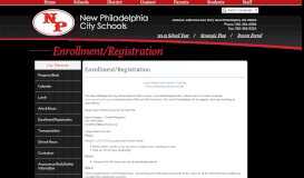 
							         Enrollment/Registration - New Philadelphia City Schools								  
							    