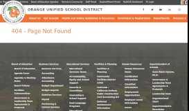 
							         Enroll/Register Now! - Orange Unified School District								  
							    