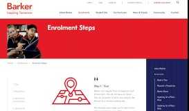 
							         Enrolment Steps - Barker College								  
							    