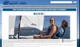 
							         ENS Class Registration Information for SDSU Students - Mission Bay ...								  
							    