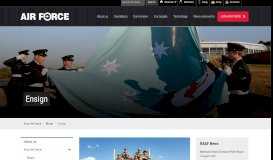 
							         Ensign | Royal Australian Air Force								  
							    