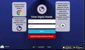 
							         Enter Digital Martin - ClassLink Launchpad								  
							    