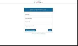 
							         Enter your Credentials to login - Prepaid Financial Services								  
							    