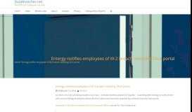 
							         Entergy notifies employees of W-2 breach involving TALX portal								  
							    