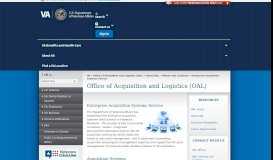 
							         Enterprise Acquisition Systems Service - Office of Acquisition ... - VA.gov								  
							    