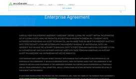 
							         Enterprise Agreement - Exabeam								  
							    