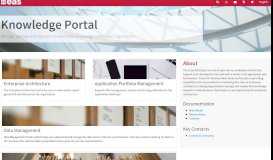 
							         Enterprise Architect Portal - EAS								  
							    