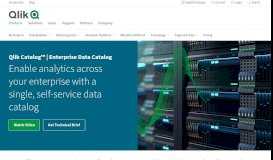 
							         Enterprise Data Management | Qlik Data Catalyst™								  
							    