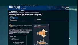 
							         Enterprise (Final Fantasy IV) | Final Fantasy Wiki | FANDOM powered ...								  
							    