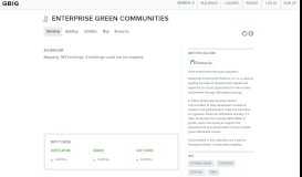 
							         Enterprise Green Communities :: Green Building Information Gateway								  
							    