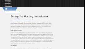 
							         Enterprise Hosting: Heineken.nl - Leaseweb Blog								  
							    