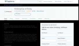 
							         Enterprise Infinity Reviews and Pricing - 2019 - Capterra								  
							    