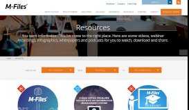 
							         Enterprise Information Management (EIM) Resources | M-Files								  
							    