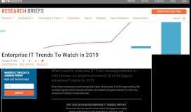 
							         Enterprise IT Trends To Watch In 2019 - CB Insights Research								  
							    