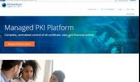 
							         Enterprise PKI - Managed PKI Solution - GlobalSign								  
							    