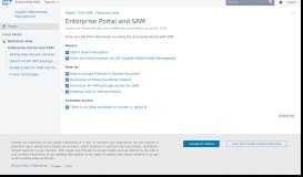 
							         Enterprise Portal and SRM - Supplier Relationship ... - SCN Wiki - SAP								  
							    