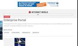 
							         Enterprise Portal - internetworld.de								  
							    