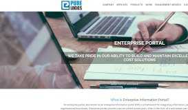 
							         Enterprise Portal - PureLlogics								  
							    