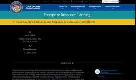 
							         Enterprise Resource Planning - Cook County								  
							    